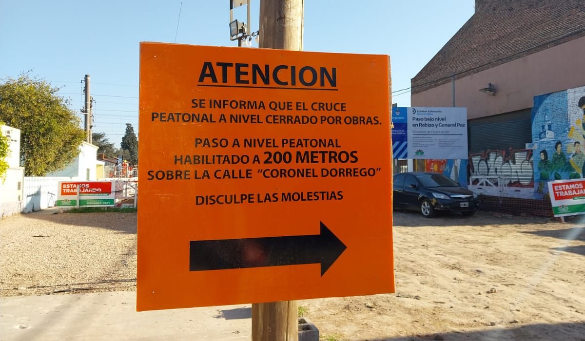 Monte Grande comenzó la construcción del nuevo paso bajo nivel