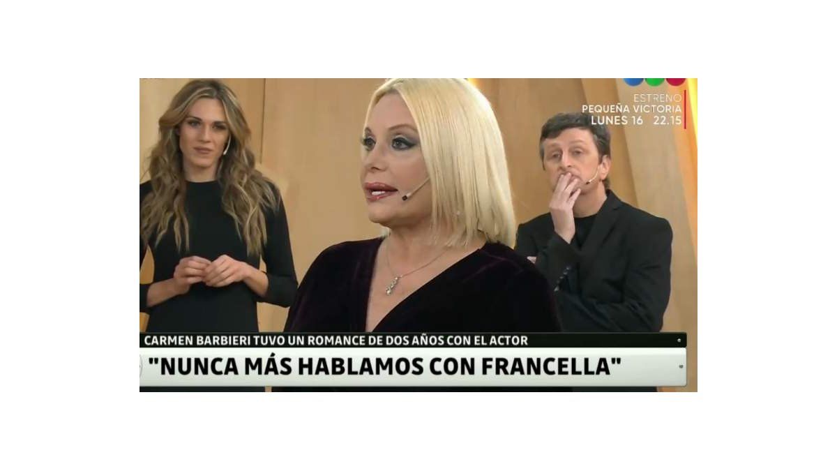 Carmen Barbieri reveló detalles de su noviazgo con ...