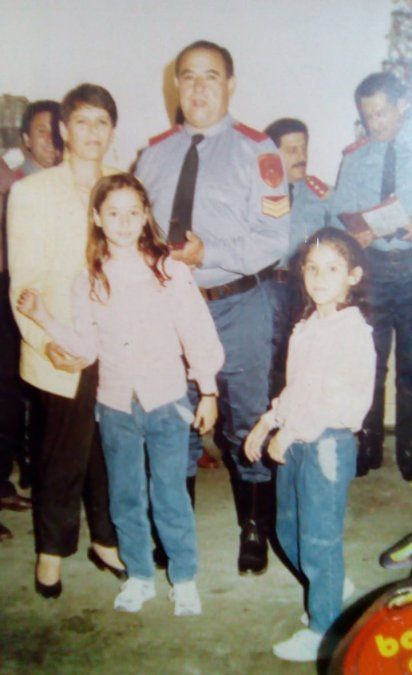 Alfredo "Toro" Cardozo junto a su familia.