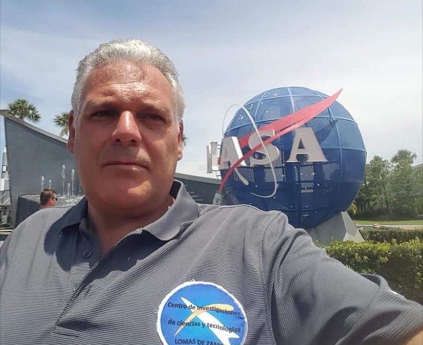 Los viajes de Miguel hacia la NASA -con la que tiene un fuerte vínculo- inspiraron la creación del Sistema Aéreo Anti-COVID.