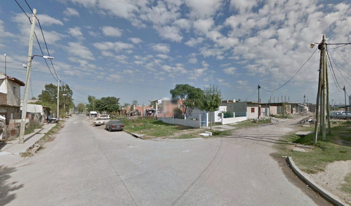 La zona del homicidio en la localidad de Ingeniero Budge, partido de Lomas de Zamora.