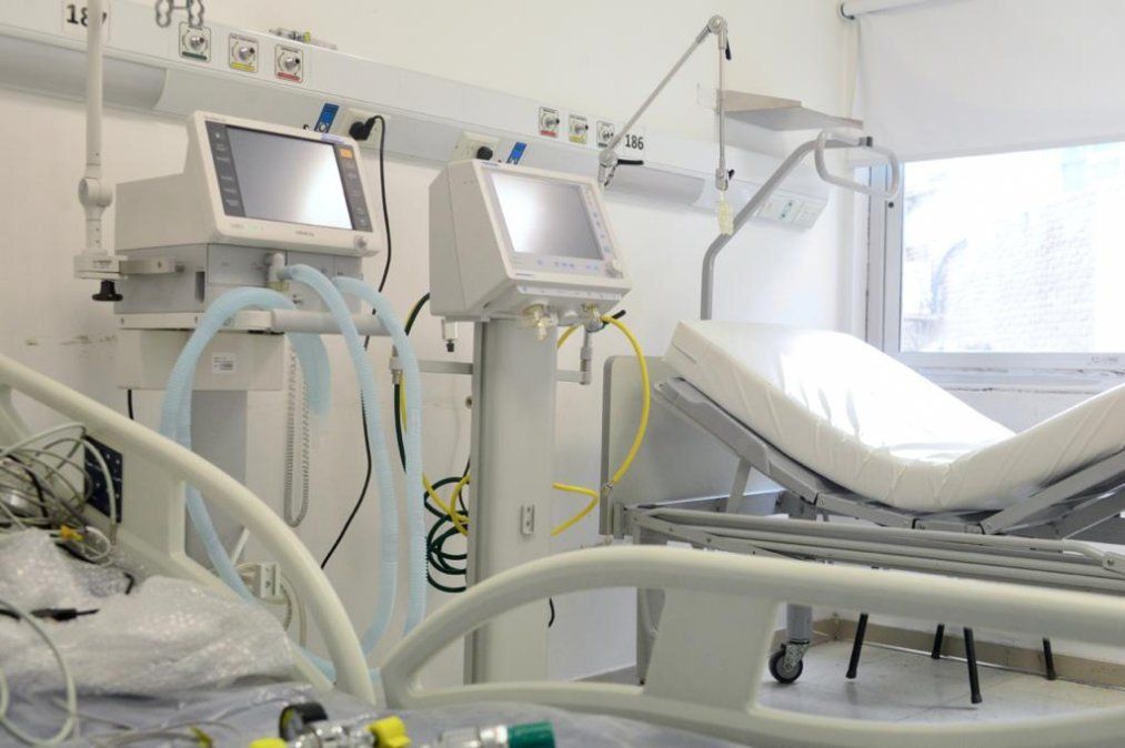 Terapia Intensiva. Solamente seis de las 29 camas UTI disponibles en el Hospital Santamarina están ocupadas hasta hoy.