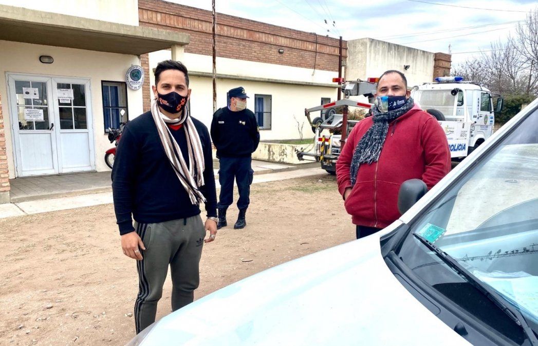 Los dos hombres que viajaron desde Lomas de Zamora hasta La Pampa, tras ser interceptados en General Pico.