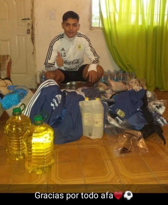 En un posteo, Mat&iacute;as Rodr&iacute;guez agradeci&oacute; la ayuda que recibi&oacute; de AFA y Brown de Adrogu&eacute; para su familia, que tambi&eacute;n dio positivo en coronavirus.