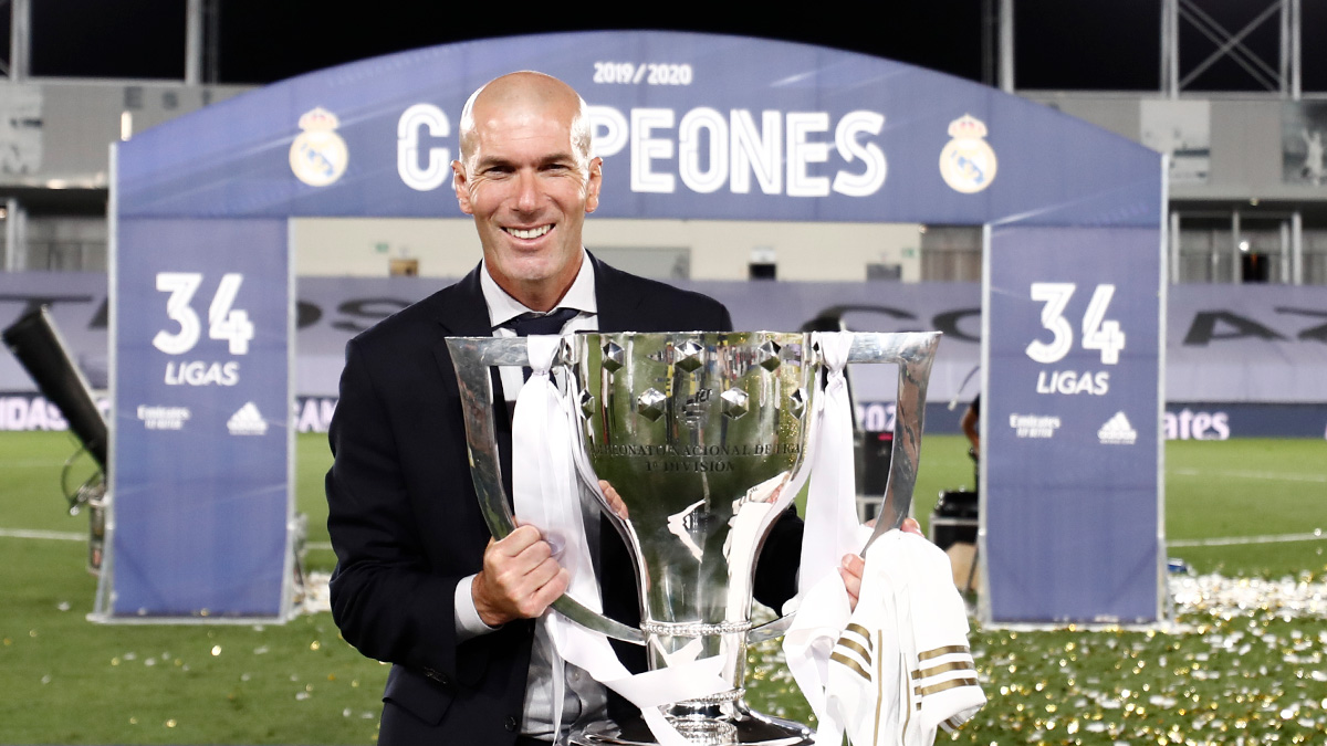 Zinedine Zidane ya tiene 11 t&iacute;tulos como entrenador del&nbsp;Real Madrid.