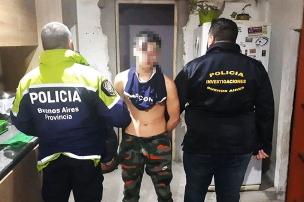 El principal acusado del homicidio de Adrián Albanese, al momento de ser detenido en 2019. Lleva dos meses prófugo.