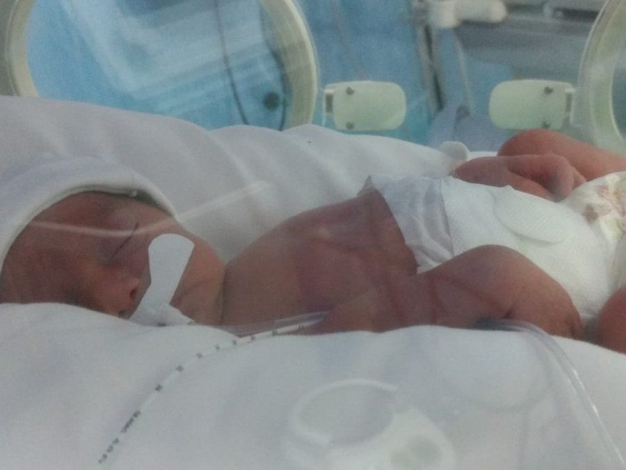 Julieta. Su nacimiento fue con un peso de 1,630 kilogramos.