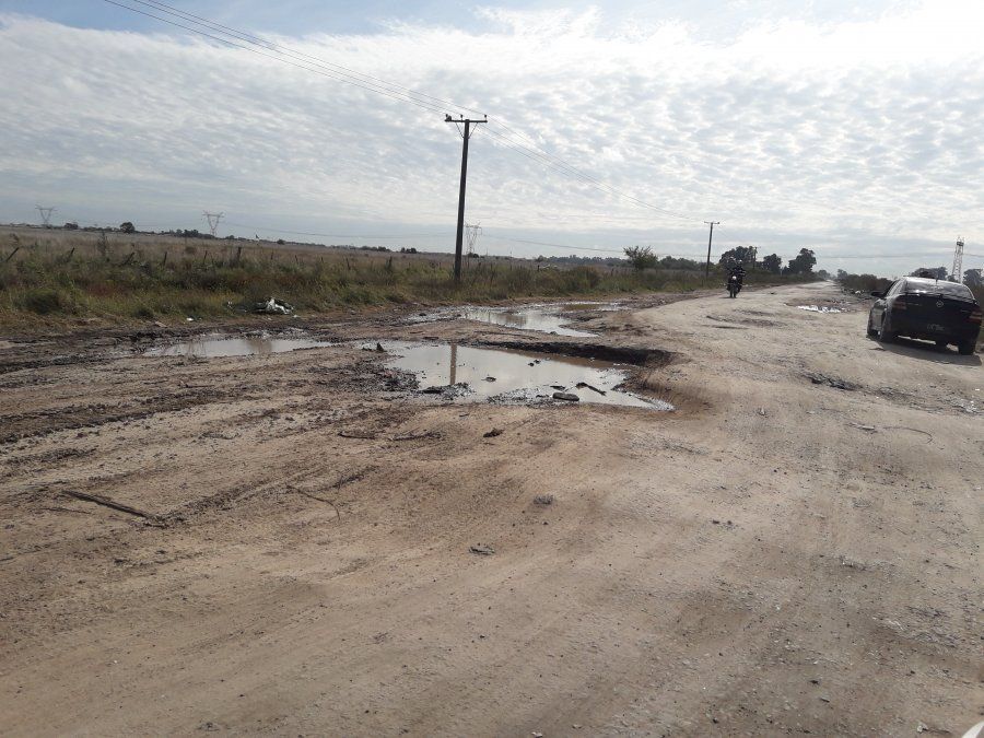 As&iacute; estaba el "Camino de las latas" antes de la reconstrucci&oacute;n