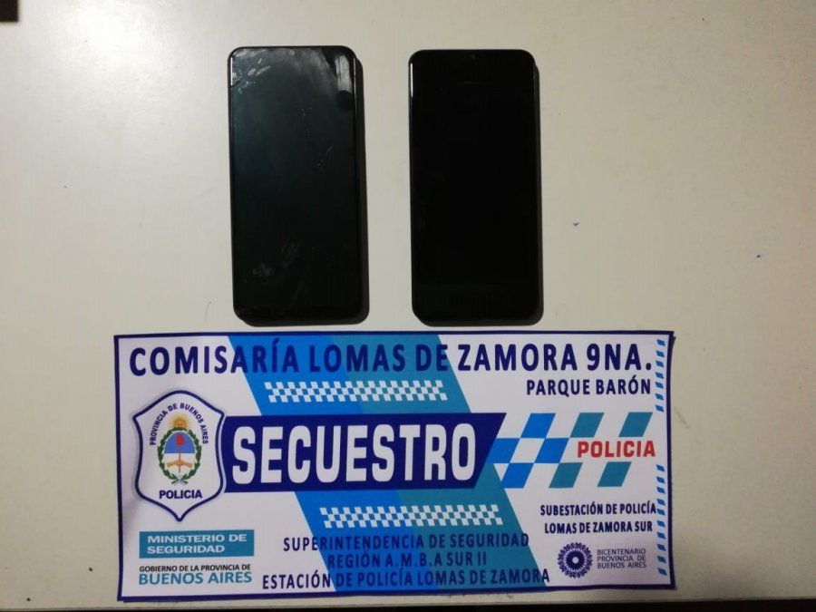 Celulares secuestrados