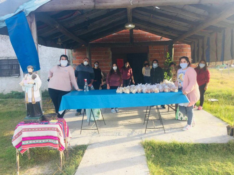 La ayuda social de la Iglesia en San Vicente y Alejandro Korn durante la pandemia.
