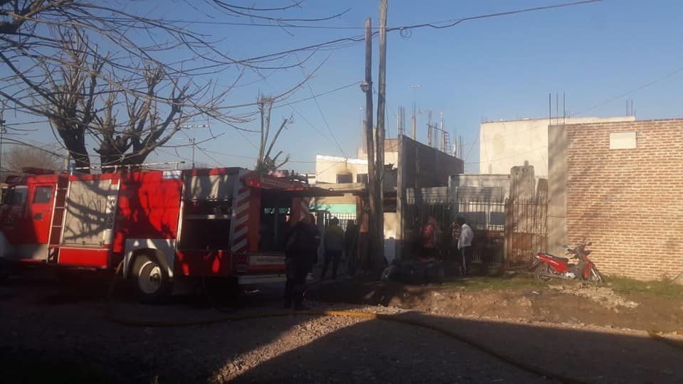 Incendio en Malvinas Argentinas