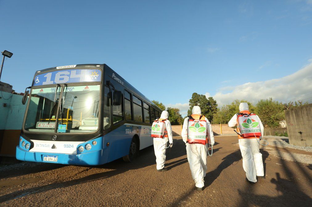 Una de las líneas de colectivos afectadas por el conflicto gremial.