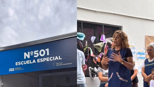 Ezeiza: entregaron materiales deportivos en la Escuela Especial 501