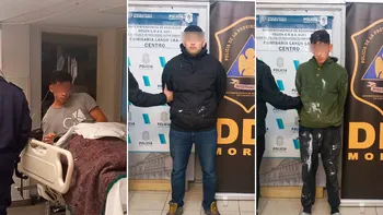 Lanús: Tres detenidos al ser descubiertos en una entradera y tirotearse con la Policía