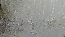 vecinos de esteban echeverria registraron caida de granizo tras la alerta meteorologica