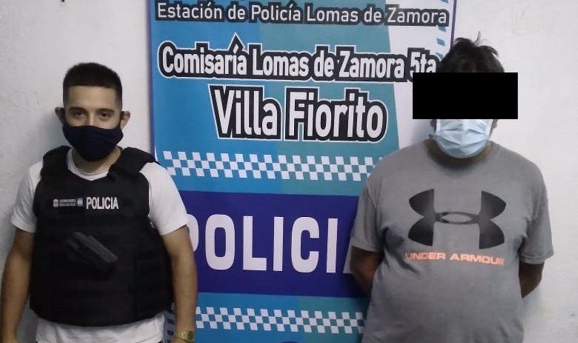 Efectivos de la Comisaría 5ª de Lomas de Zamora (Villa Fiorito) detuvieron al hombre de 54 años.
