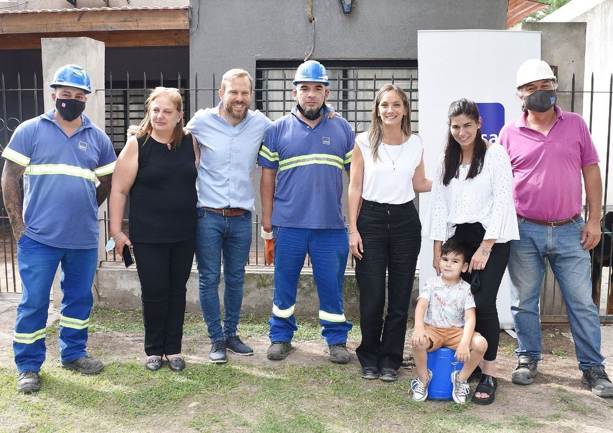 Ezeiza: Inauguraron la red cloacal del barrio Alfonsina Storni