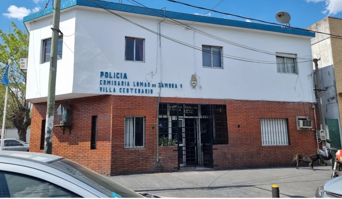 La comisaría 7ma de Villa Centenario en Lomas de Zamora.