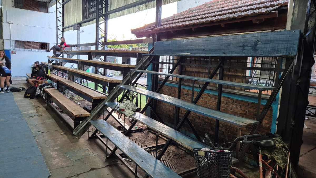 Las nuevas tribunas.