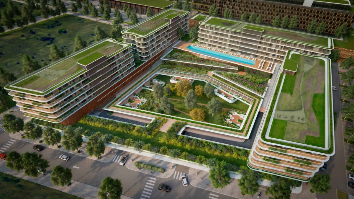 En el predio planean construir cuatro edificios de siete pisos con locales comerciales, departamentos cocheras, pileta, espacios verdes y hasta una estaci&oacute;n de servicio.