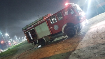 Nuevo incendio en un depósito de 9 de Abril: trabajaron dos dotaciones de Bomberos