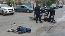 escapaban de la policia en esteban echeverria y chocaron contra un colectivo: un delincuente en estado critico