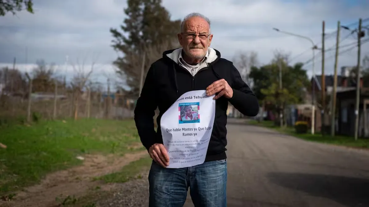 El padre de Tehuel continúa la búsqueda de los restos de su hijo. 