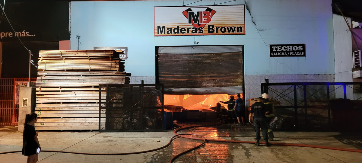 El lugar se llama Madereras Brown y se encuentra ubicado en  Adrogué.