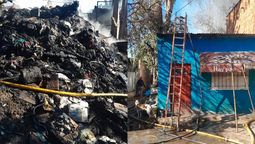 lomas de zamora: terrible incendio en dos viviendas dejo grandes perdidas materiales