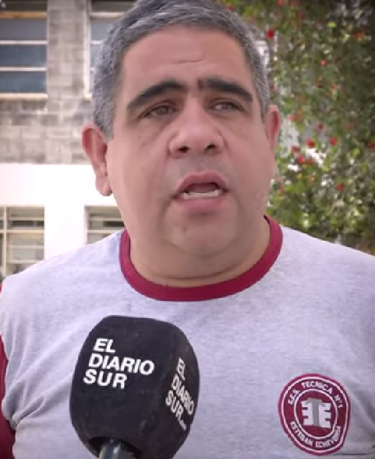 Cristian De La Torre, director de la Escuela Técnica N°1.