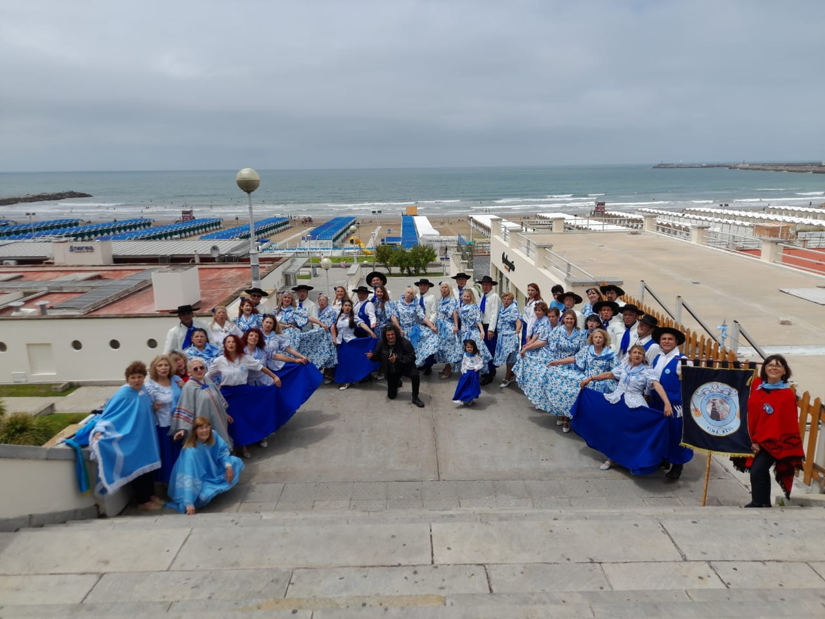 Los bailarines en el evento 