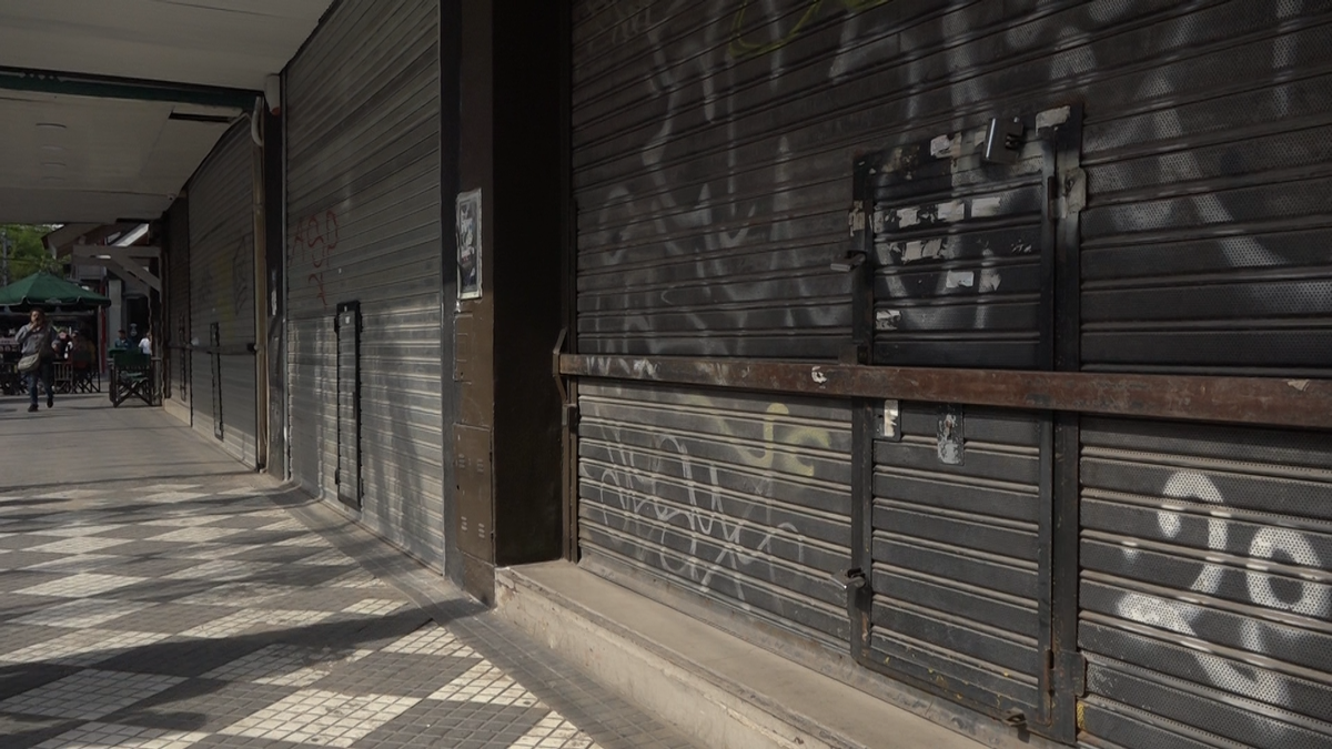 Imágenes del centro de Monte Grande en el Día del Empleado de Comercio.