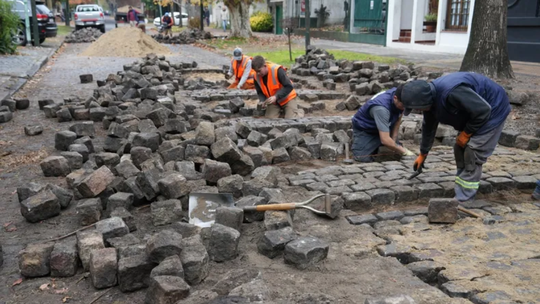 Lomas de Zamora: recuperaron 50 cuadras de calles adoquinadas