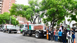 el municipio de esteban echeverria realizo una colecta para colaborar con la poblacion de bahia blanca