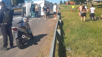 Choque en la Autopista Ezeiza-Cañuelas: una persona herida y tránsito interrumpido