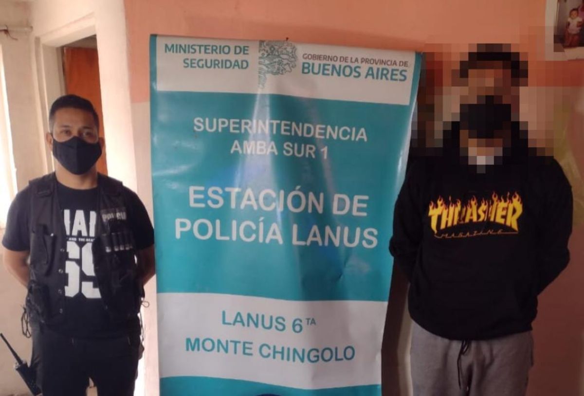 Lanús: cayó un peligroso delincuente que intentó asesinar a dos jóvenes