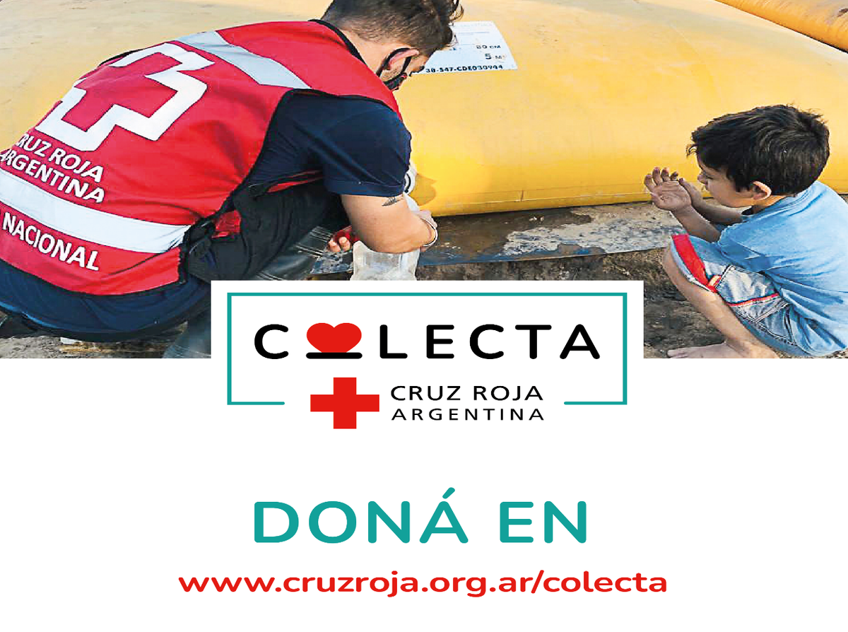 La filial de Cruz Roja Argentina ubicada en Esteban Echeverría solicita ayuda a los vecinos de la comunidad.