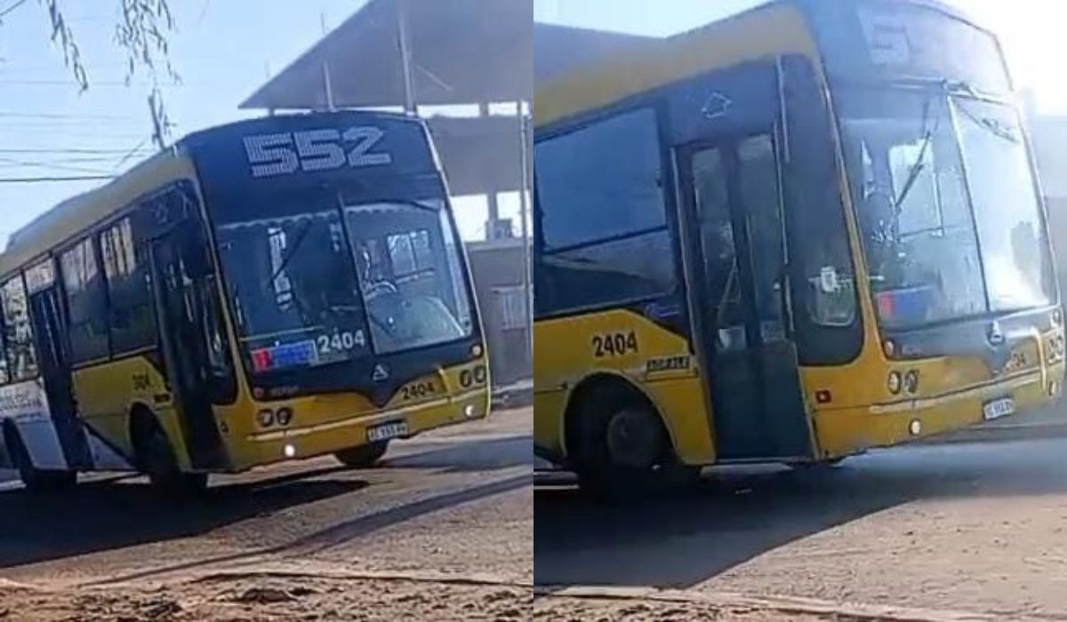 Colectivo Línea 552, interno 4204. Afirman que sigue circulando por la zona de Ingeniero Budge, Lomas de Zamora.