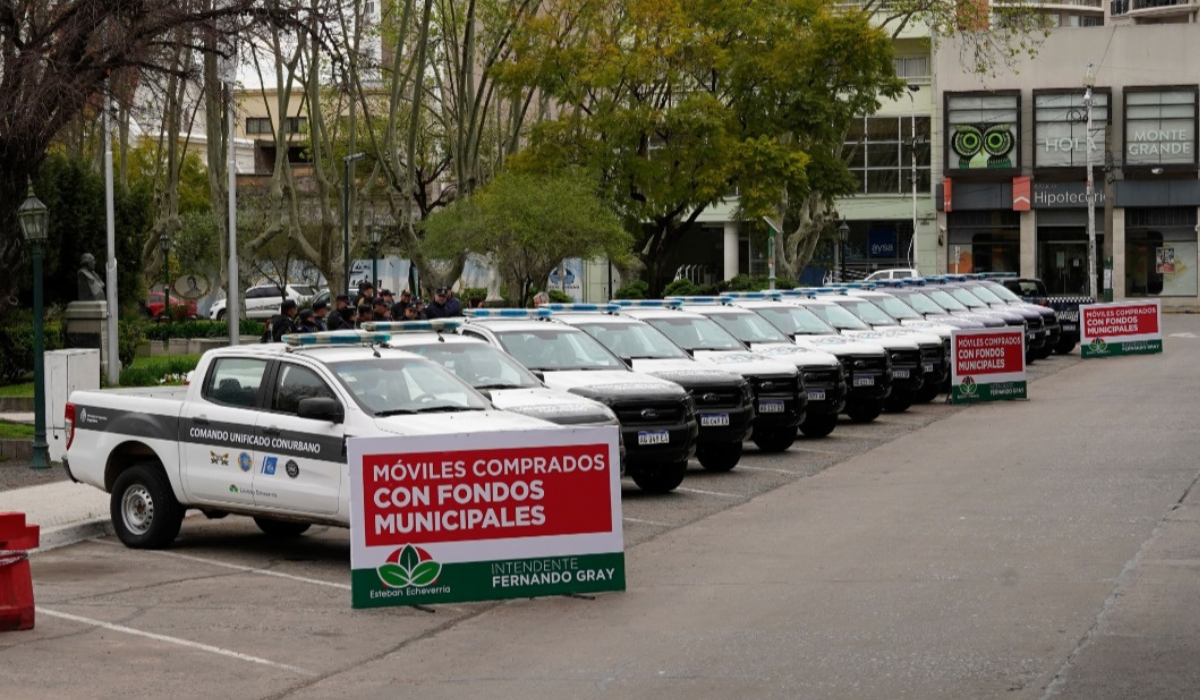 Esteban Echeverría El Municipio Recibió 15 Nuevos Patrulleros 1836