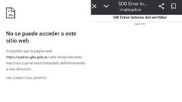 reportan fallas para consultar el padron electoral: esta caida la pagina