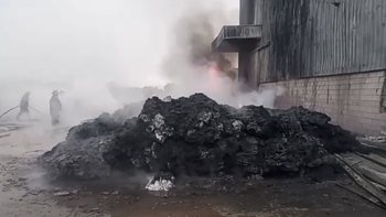 Nuevo incendio afectó a una fábrica en el Polo Industrial de Ezeiza