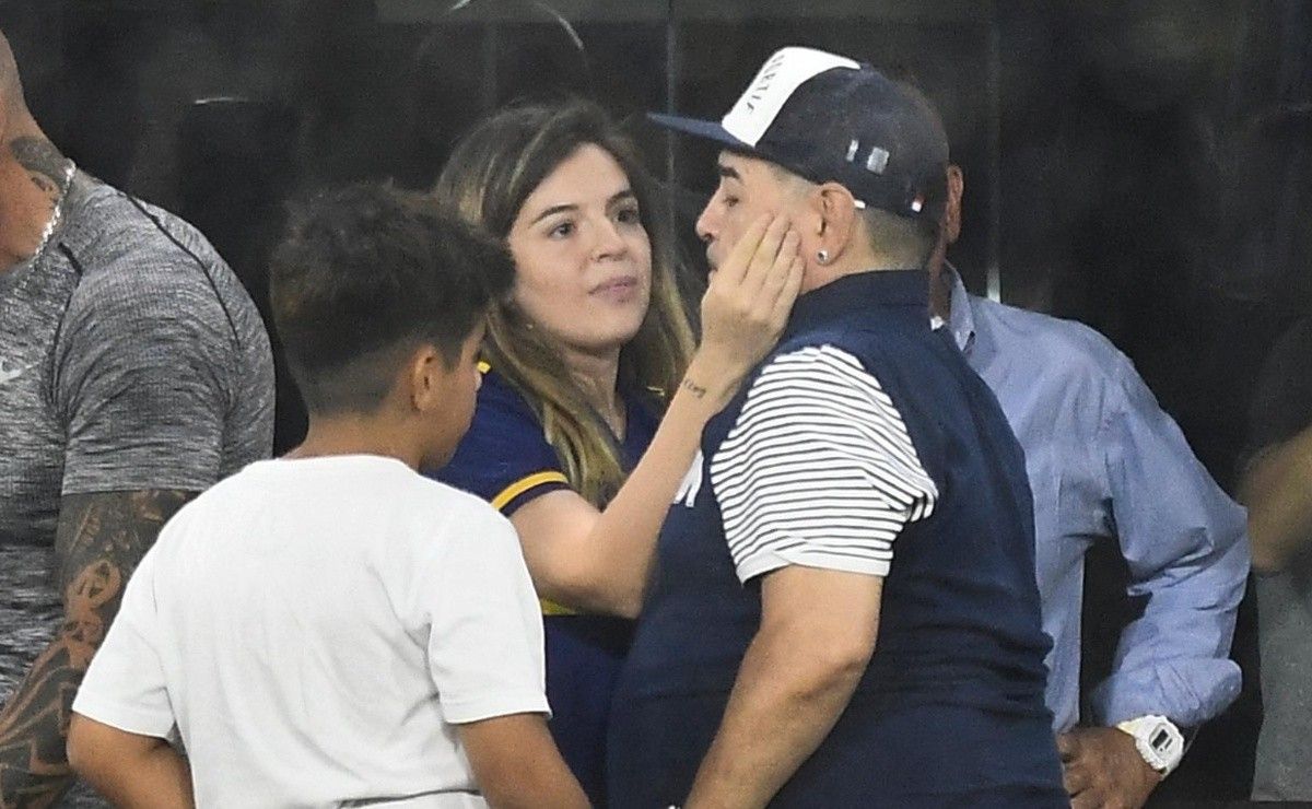 Diego Maradona con Dalma
