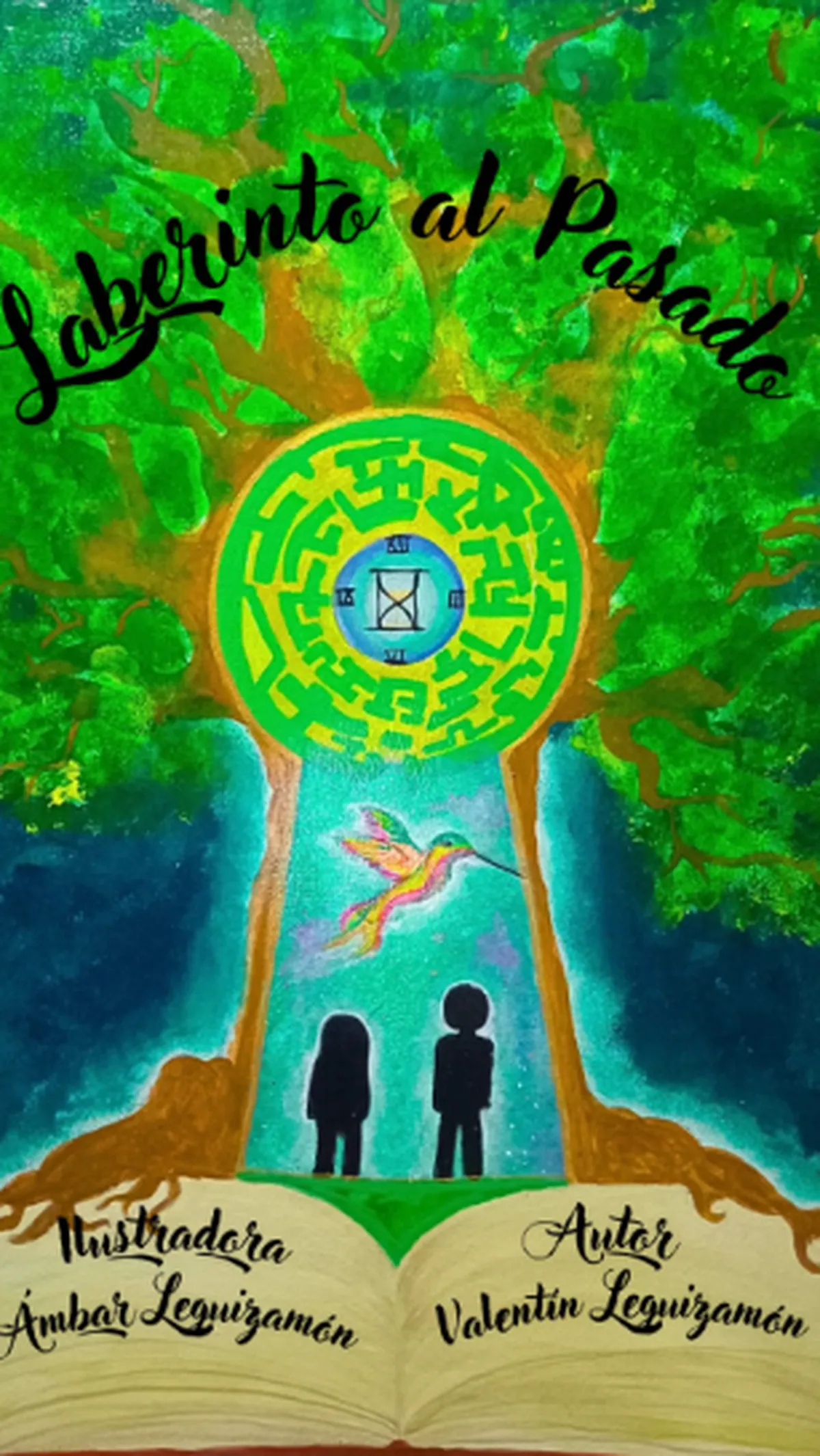 La portada del nuevo libro de &Aacute;mbar y Valent&iacute;n.