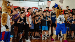 Los Andes, sede de un encuentro argentino de minibasquet: Fomentamos la pasión por el deporte