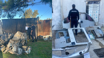 Clausuraron un taller y una metalera con autopartes irregulares en San Vicente