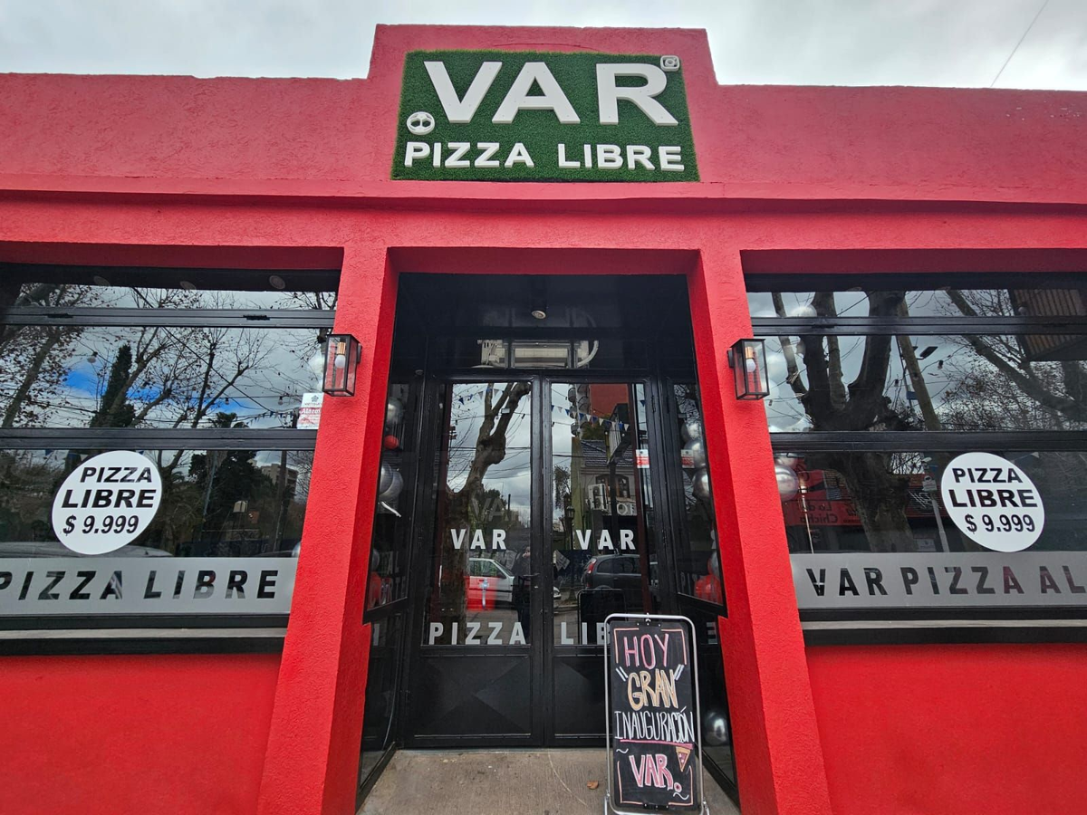 Var, la nueva pizza libre sobre Dorrego.&nbsp;&nbsp;