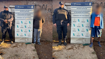 Cayeron tras una entradera en San Vicente por ofrecer lo robado en WhatsApp