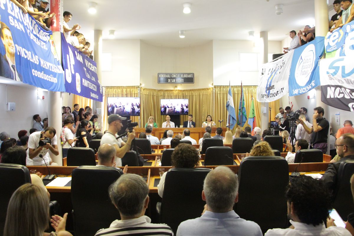 Mantegazza abrió las sesiones del Concejo Deliberante de San Vicente: repaso de la gestión y anuncios