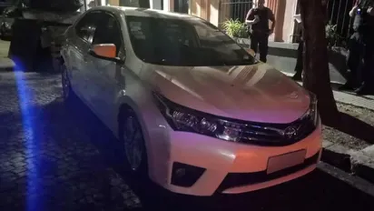 El vehículo que le robaron al concejal de Lanús.