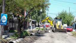 avanzan en lomas obras de desagües pluviales en distintos barrios